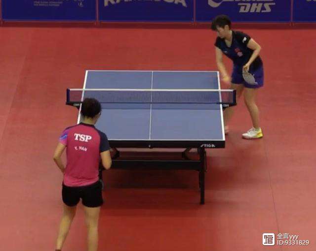 俄罗斯乒乓球选手力克冠军晋级